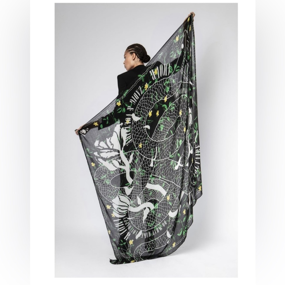 Zadig Voltaire delta viper scarf